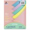 Pacon Card Stock - Pastel Colors, 8-1/2" x 11", Pkg of 100